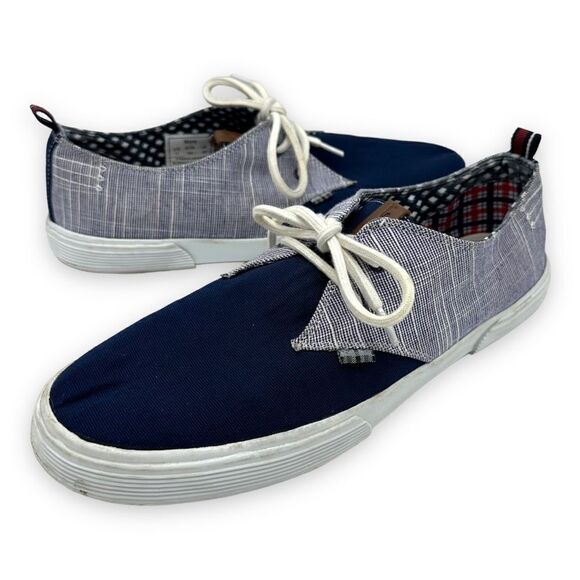 BEN‎ SHERMAN BRADFORD OXFORD SNEAKER - NAVY Sz 11 - Picture 3 of 14